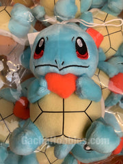Pokemon Squirtle with Red Heart Plush (In-stock)