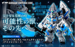 Gundam Converge Core RX-0 Unicorn Gundam Perfectibility Destroy Mode Limited (Pre-order)