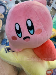 Hoshi no Kirby 30th Anniversary Kirby on Star Large Plush (In-stock)