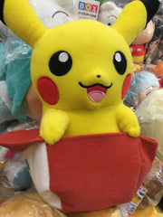 Pokemon Pikachu on Cap Medium Plush (In-stock)