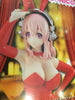 FuRyu BiCute Bunnies Super Sonico Prize Figure Red Ver. (In-stock)