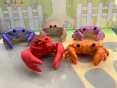 Colourful Crabs Cable Holder Figure 5 Pieces Set (In-stock)