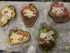 Sanrio Hello Kitty and Sushi Rubber Keychain 5 Pieces Set (In-stock)