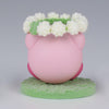 Fluffy Puffy Mine Hoshi no Kirby Kirby Playing with Flowers Small Figure (In-stock)