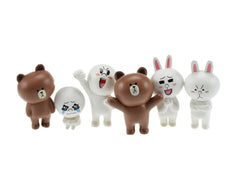 Line Town Character Figure 6 Pieces Set (In-stock)