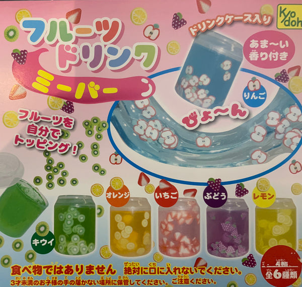 Fruit Slice Slime 6 Pieces Set (In-stock)