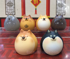 Animal Attraction Shiba Inu Round Bun Figure 6 Pieces Set (In-stock)