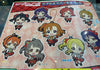 Love Live μ's Flat Rubber Keychain 9 Pieces Set (In-stock)