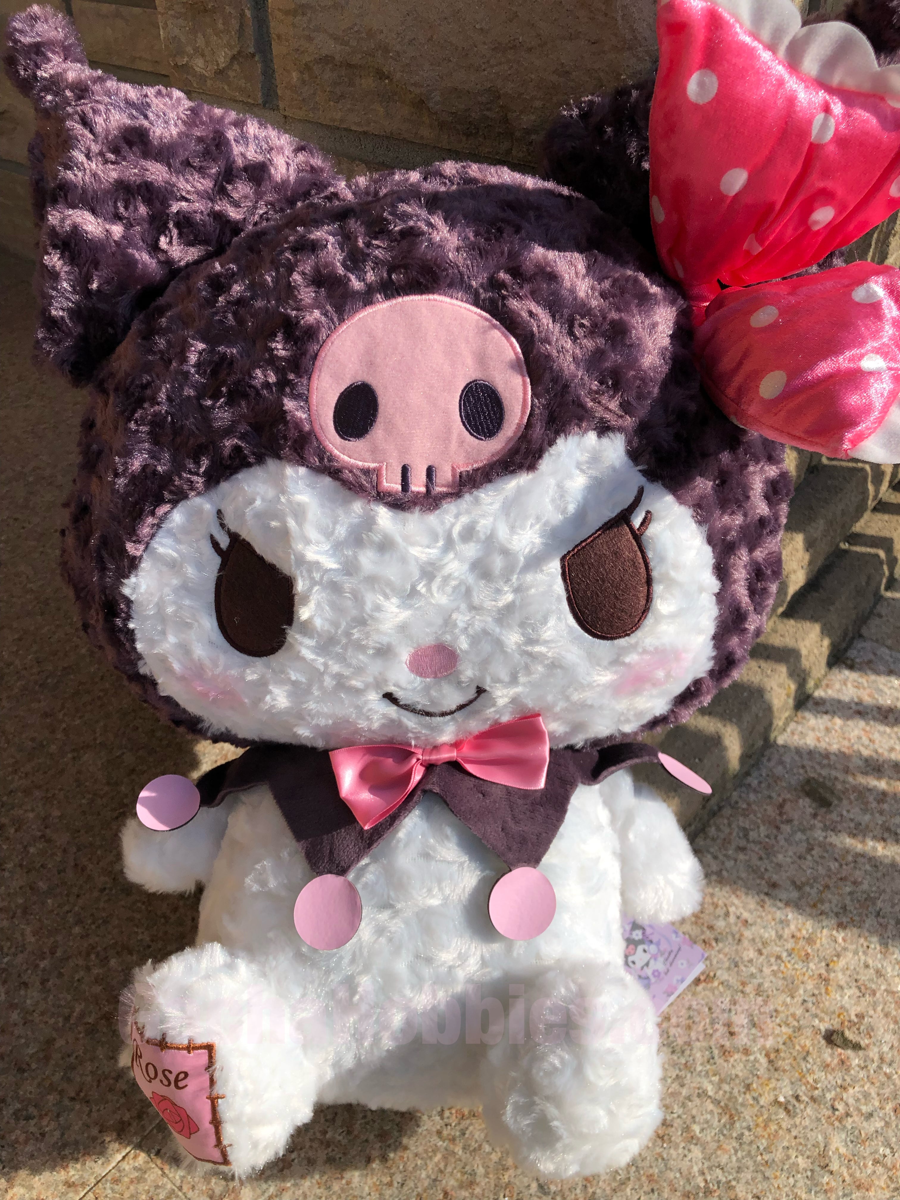 Sanrio Cinnamoroll Rose Pattern Pink Ribbon Big Plush (In-stock) Gacha Hobbies Sanrio Cinnamoroll Rose Pattern Pink Ribbon Big Plush (In-stock) Gacha Hobbies