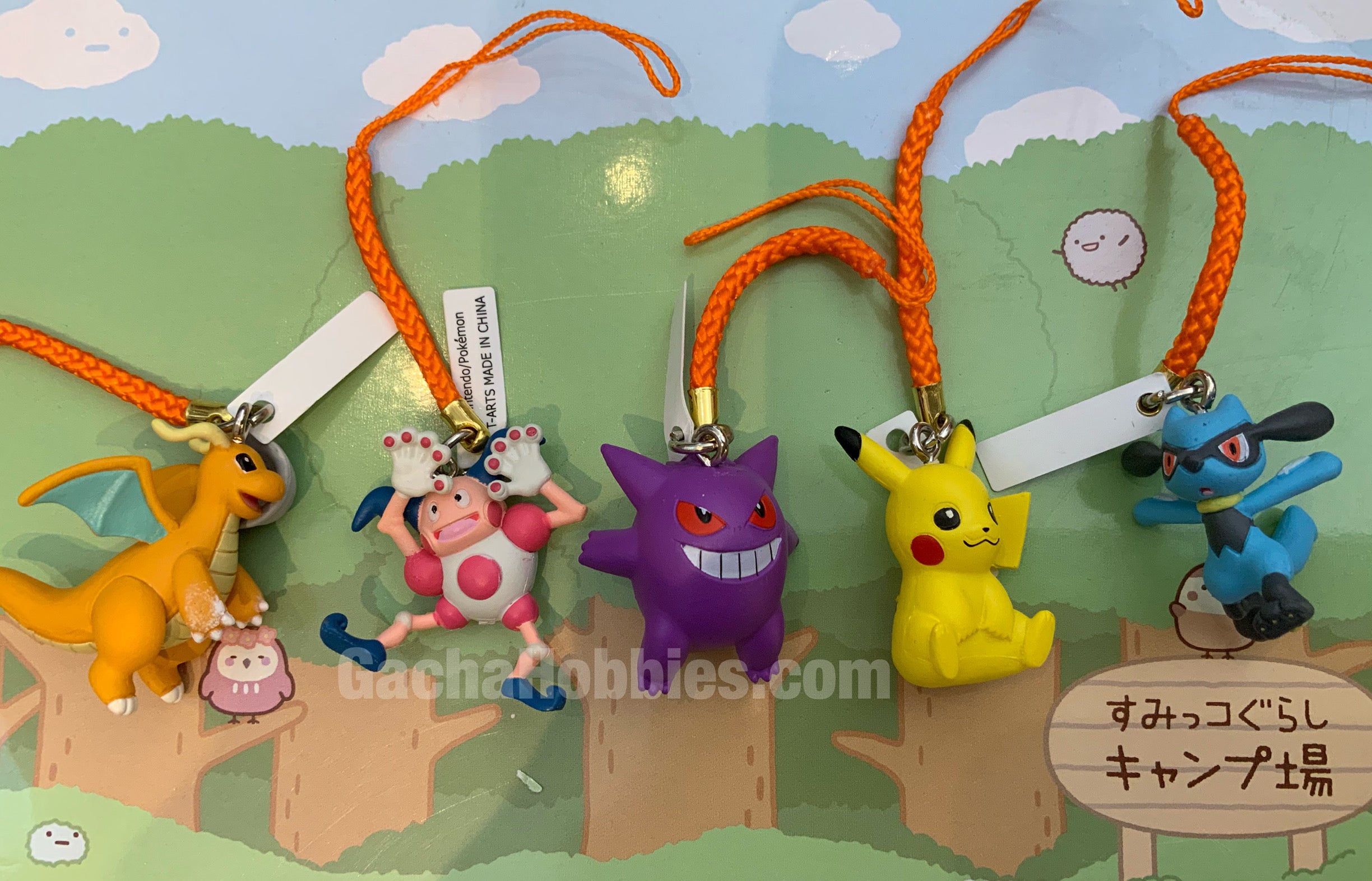 Pokemon Go Adventure Together Keychain 5 Pieces Set (In-stock