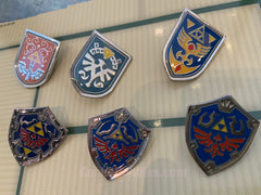 Legend of Zelda Emblem Pins 6 Pieces Set (In-stock)