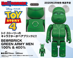 Be@rbrick Toy Story 4 Be@rbrick Green Army Men 100% & 400% (Pre-order)