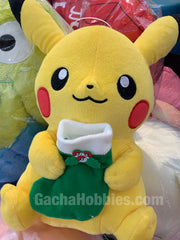 Pokemon Winter Pikachu with Christmas Sock Plush (In-stock)