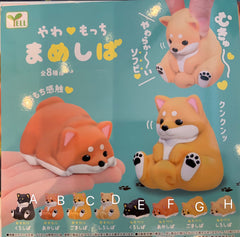 Super Soft Chubby Shiba Dog Vinyl Figure 8 Pieces Set (In-stock)