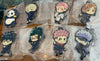 Defo Raba Jujutsu Kaisen Character Rubber Keychain 8 Pieces Set (In-stock)