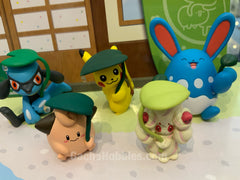 Pokemon Minna de Amayadori Mascot Figure 5 Pieces Set (In-stock)