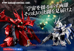 FW GUNDAM CONVERGE CORE Hi-ν Gundam & Nychan Gael Metric Color ver. Limited (Pre-order)