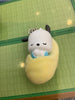 Sanrio Character Baby Sleeping Velvet Fur Figure Keychain 5 Pieces Set (In-stock)