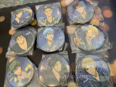 Kuroko Basketball In Summer Side A Character Pins Vol.1 9 Pieces Set (In-stock)