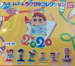 Crayon Shin-chan 2020 Colour Crayon Line Up Characters Figure 6 Pieces Set (In-stock)