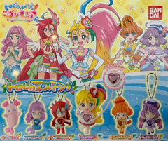 Precure Tropical Rouge Character Figure Keychain 6 Pieces Set (In-stock)