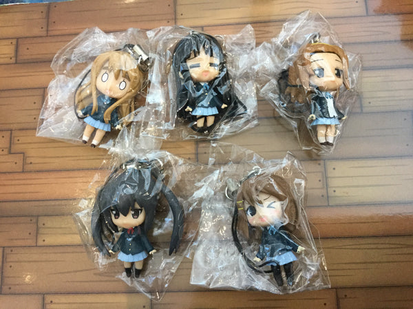 K-ON Character Figure Keychain 5 Pieces Set (In-stock)