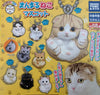 Manmaru Animal Cat Figure Keychain 8 Pieces Set (In-stock)