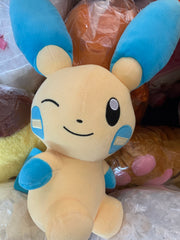 Pokemon Minun Tsuretette Wink Medium Plush (In-stock)