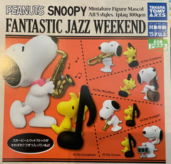 Peanuts Snoopy Fantastic Jazz Weekend Figure 5 Pieces Set (In-stock)