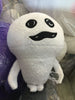 White Funghi Nameko Plush Keychain (In-stock)