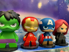 Marvel Chibi Heroes Bobble Head Figure 4 Pieces Set (In-stock)