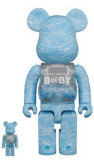 MY FIRST BE@RBRICK B@BY WATER CREST Ver.100% & 400% Limited (Pre-order)