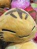 Sleepy Cat Head Tiger Stripe Cat Medium Plush (In-stock)