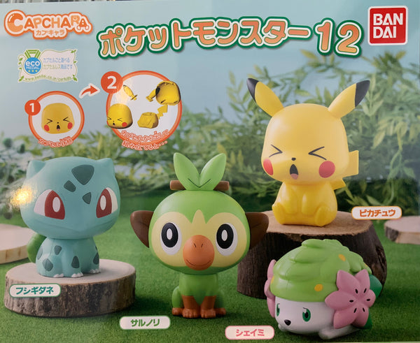 Capchara Pokemon Big Head Figure Vol.12 4 Pieces Set (In-stock)