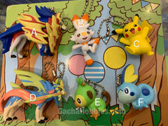 Pokemon Sword and Shield Mini Figure Keychain 6 Pieces Set (In-stock)