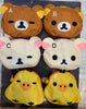 Rilakkuma Backpack Coin Bag Keychain 6 Pieces Set (In-stock)