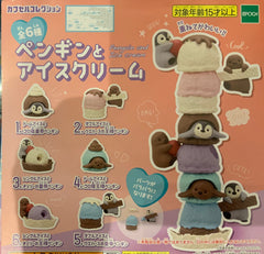 Penguin and Ice Cream Mini Figure 6 Pieces Set (In-stock)