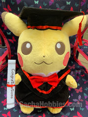 Graduation Pikachu Smile Plush