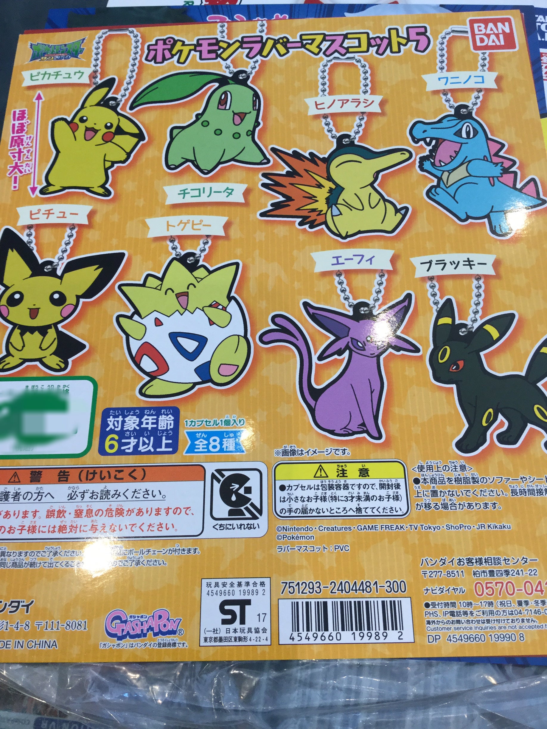 Pokemon Rubber Flat Keychain #5 (In stock) – Gacha Hobbies