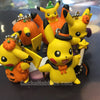 Halloween Pikachu with Pumpkin Costumes Keychain Set of 5