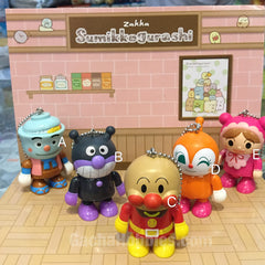 Anpanman Movable Figure Keychain Set 5 Pieces (In-stock)