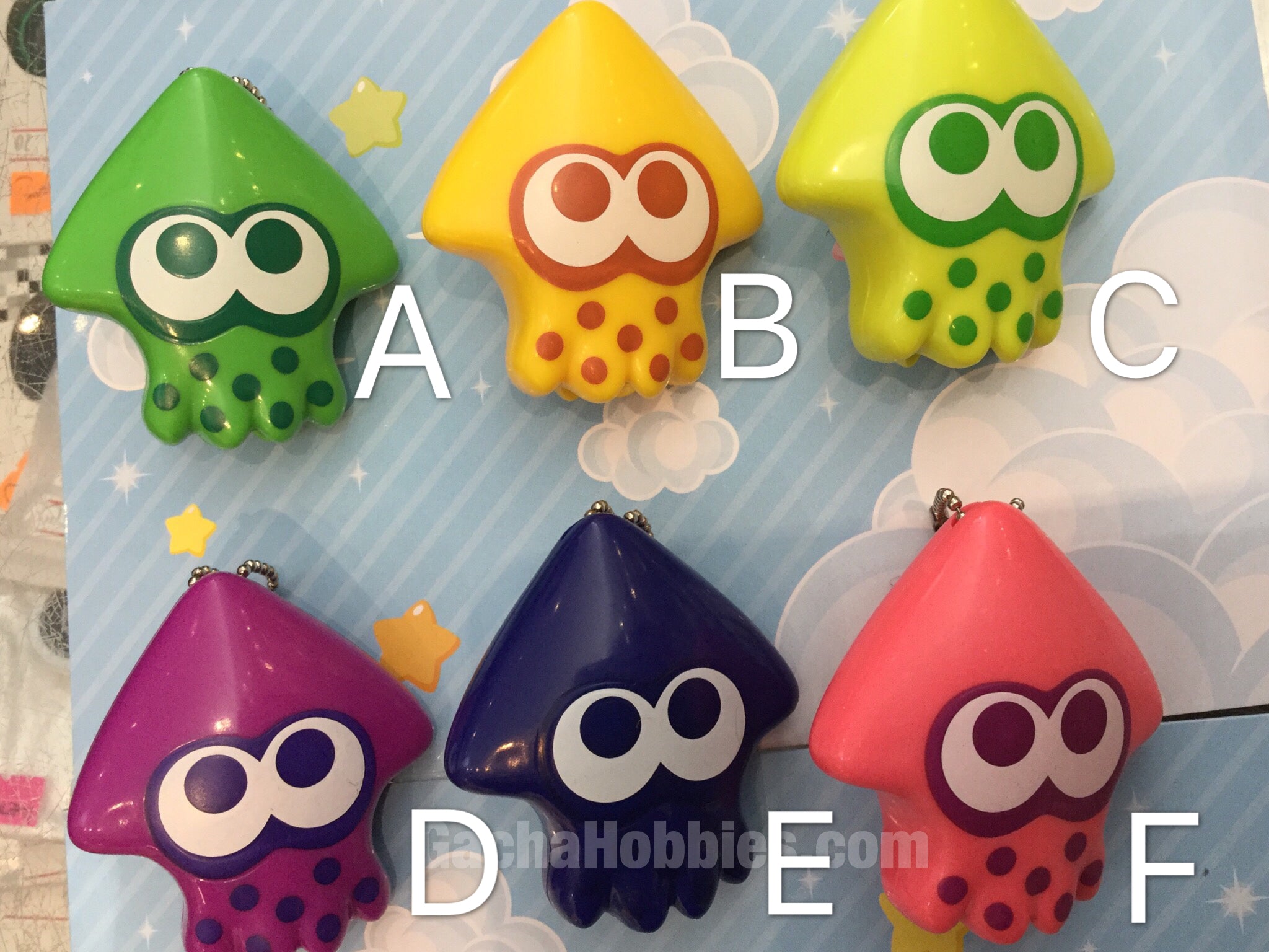 Gacha Splatoon Keychain Set 6 Pieces (In-stock) – Gacha Hobbies