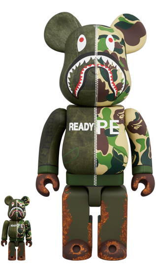 BE@BRICK READYMADE x A BATHING APE 100% & 400% Limited (Pre-order