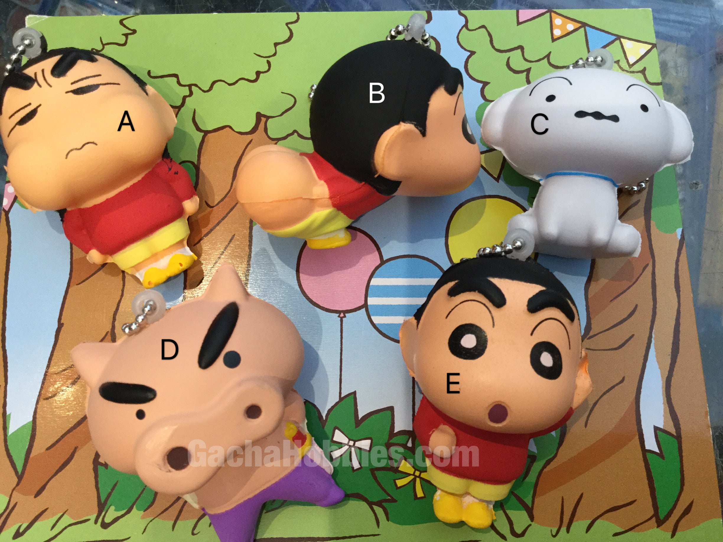 Gashapon Crayon Shin-Chan Squishy Keychain (In Stock) – Gacha Hobbies