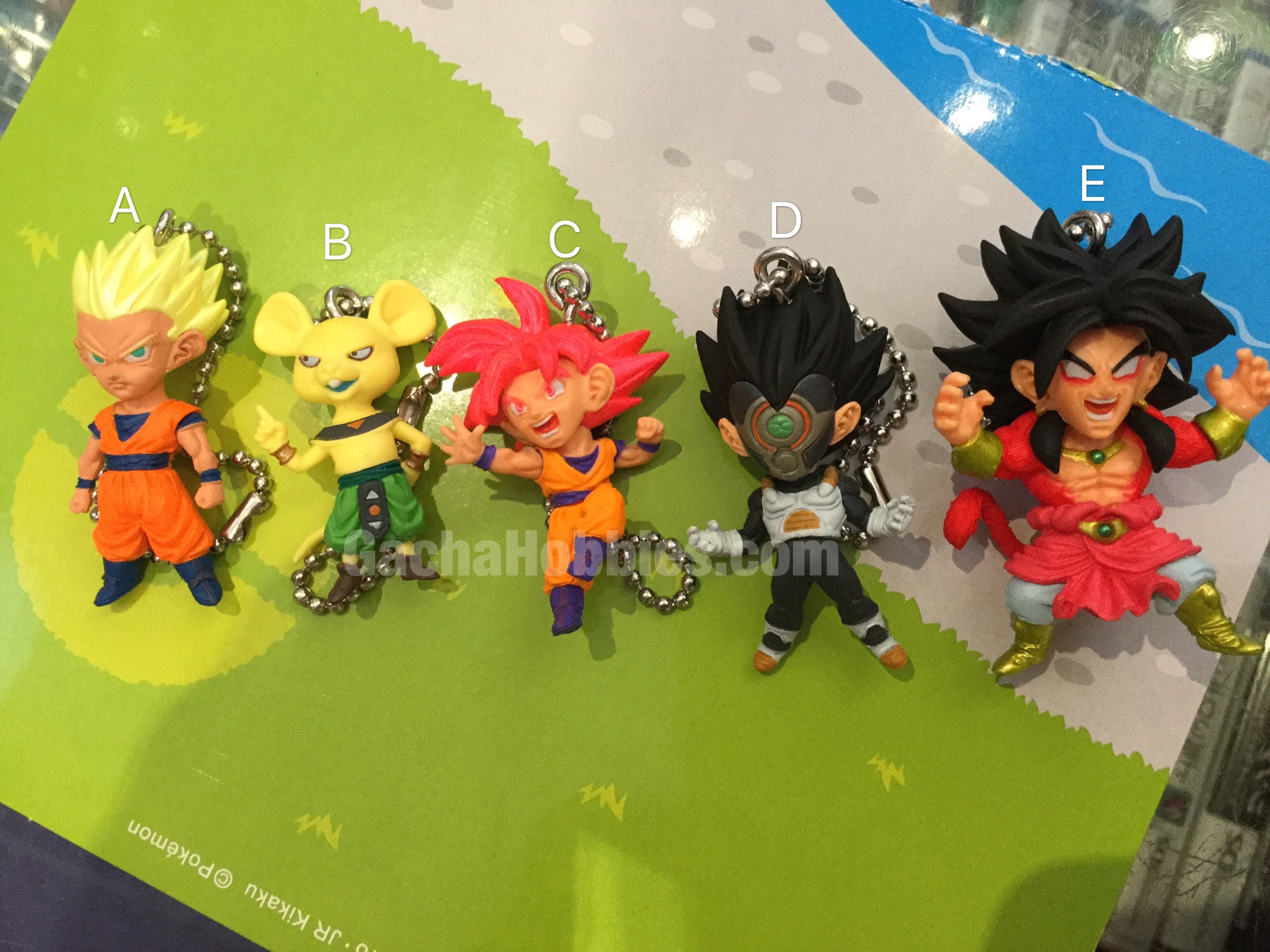 Lot De 5 Porte-clés Dragon Ball Super – UDM 15 Ultimate Deformed Mascot Burst – Bandai – Neufs