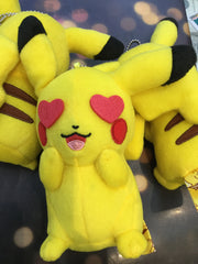 Pokemon Pikachu Mania Sun and Moon Heart Eyes Plush 4 (In-stock)