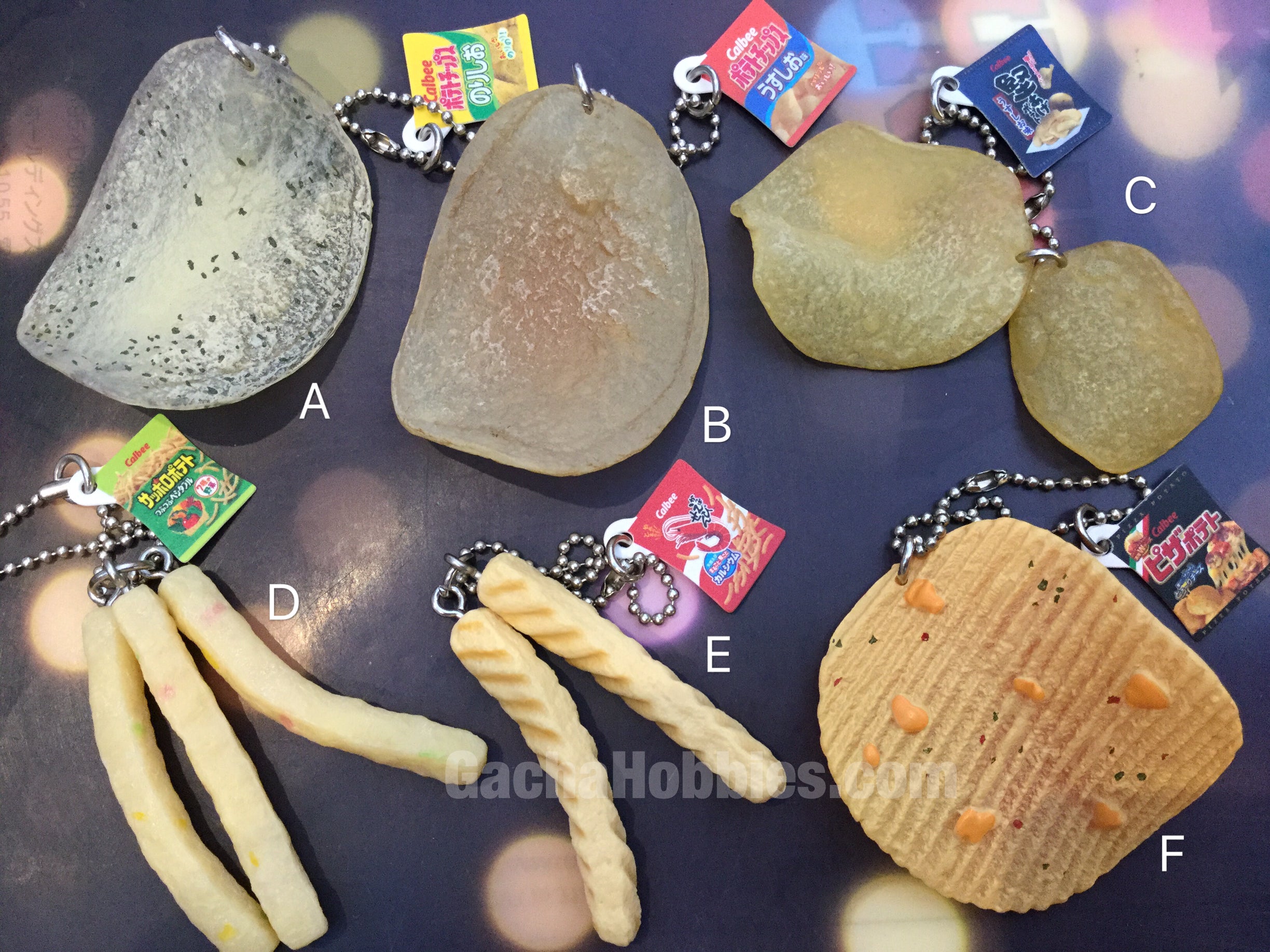 Calbee Chips Keychain 6 Pieces Set (In-stock) – Gacha Hobbies