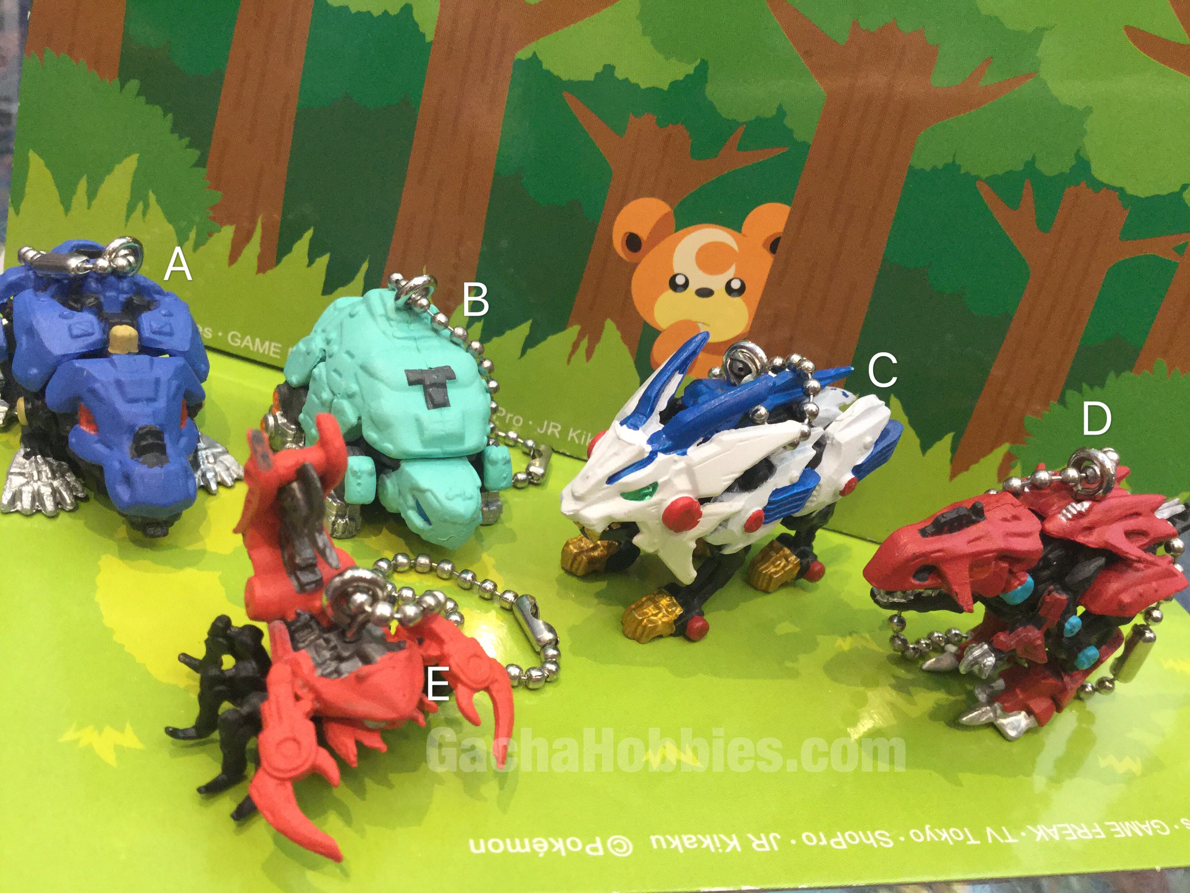 Zoids Figure Keychain 5 Pieces Set (In-stock) – Gacha Hobbies