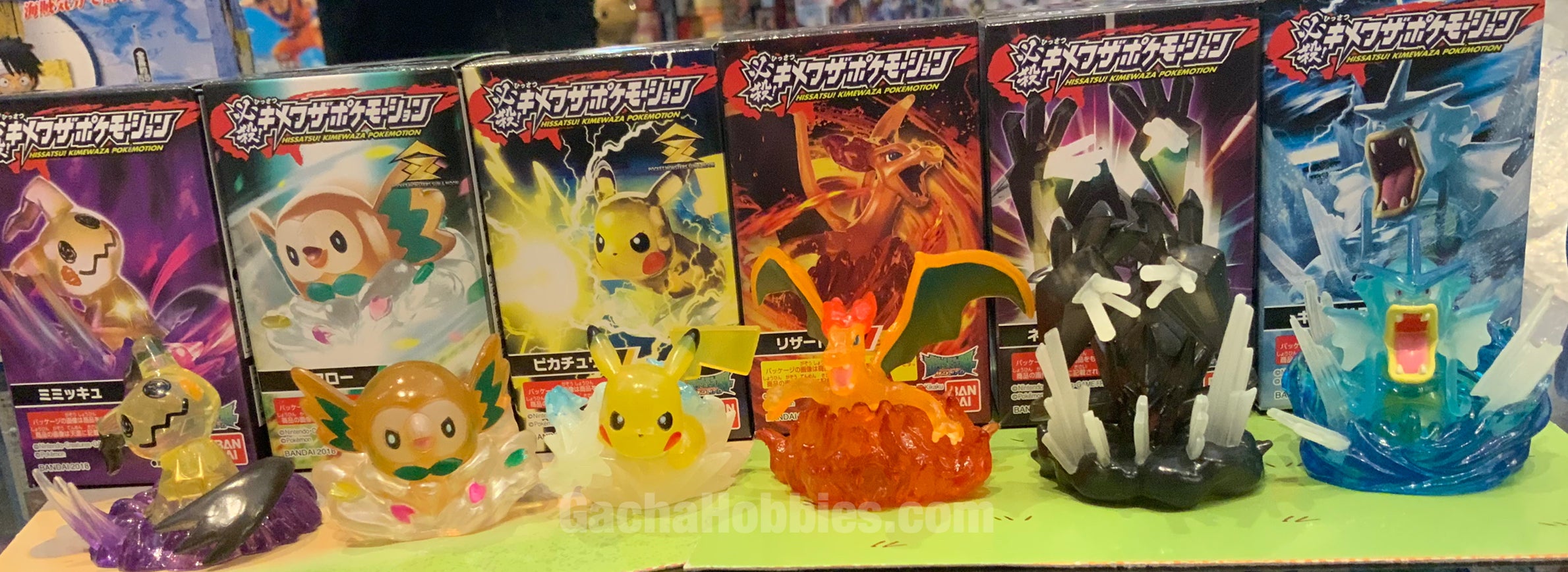 Pokemon Hissatsu Kimewaza Pokemon Figure 6 Pieces Set (In-stock