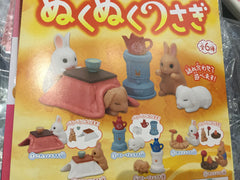 Winter Bunny Daily Life Figure Set 6 Pieces (In-stock)